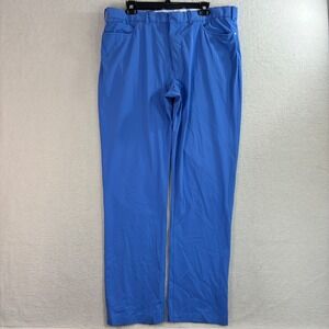 RLX Ralph Lauren Performance Chino Pants Men 36x32 Blue Golf Stretch Prepp
